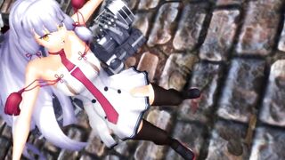 【MMD】Take a walk with Murakumo before leaving the port【R-18】