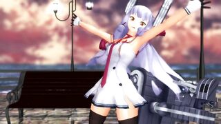 【MMD】Take a walk with Murakumo before leaving the port【R-18】