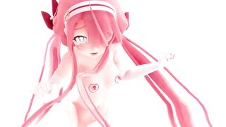 【SEX TOY-MMD】Efu-chan in erotic swimsuit dances back and forth【R-18】