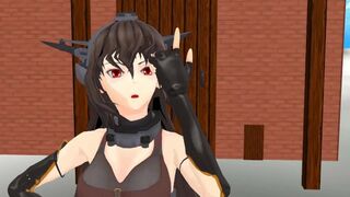 【MMD】Combined Fleet Flagship Donut Hall at Nagato【R-18】