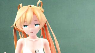 【MMD】First night in the classroom【R-18】