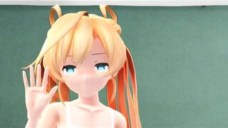 【MMD】First night in the classroom【R-18】