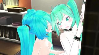 【SEX-MMD】SEX with Miku & Miku【R-18】