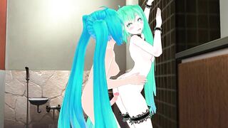 【SEX-MMD】SEX with Miku & Miku【R-18】