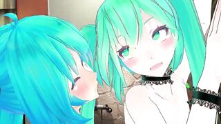 【SEX-MMD】SEX with Miku & Miku【R-18】