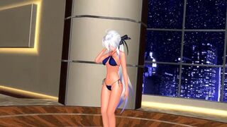 【MMD】Haku-san - Angel Rhythm【R-18】