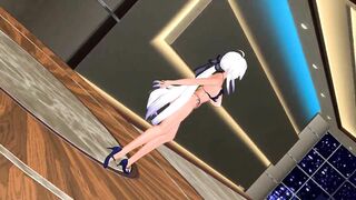 【MMD】Haku-san - Angel Rhythm【R-18】