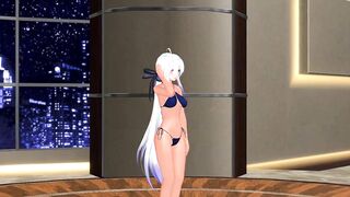 【MMD】Haku-san - Angel Rhythm【R-18】