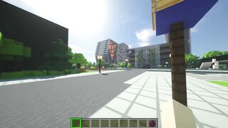 minecraft Jenny | pier city Tour the city and try to get naked