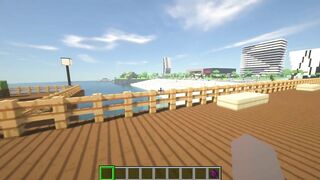 minecraft Jenny | pier city Tour the city and try to get naked