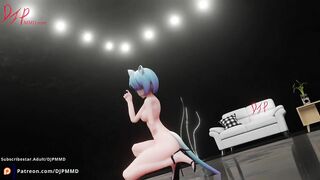 Petite Nude Cat Girl Mia im ill Blender MMD 1485