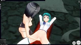 3D HENTAI BDSM YURI the Mistress took the Schoolgirl to the Basement to Bring to Orgasms (PART 1)