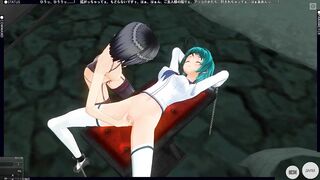 3D HENTAI BDSM YURI the Mistress took the Schoolgirl to the Basement to Bring to Orgasms (PART 1)