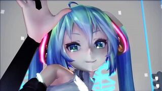 Miku pole dancing