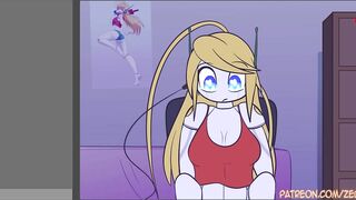 Curly Brace: HACKED! Robot Girl Hentai