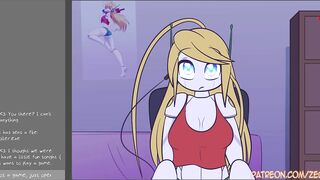 Curly Brace: HACKED! Robot Girl Hentai