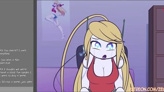 Curly Brace: HACKED! Robot Girl Hentai