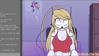 Curly Brace: HACKED! Robot Girl Hentai