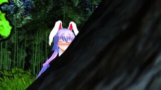 Touhou MMD Reisen Watching & Masturbation