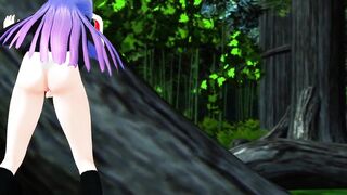 Touhou MMD Reisen Watching & Masturbation