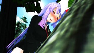 Touhou MMD Reisen Watching & Masturbation