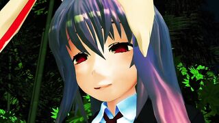 Touhou MMD Reisen Watching & Masturbation