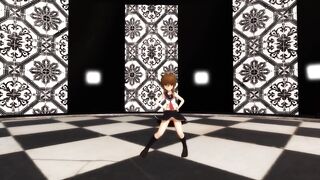 MMD 電ちゃんの乳もみlupin