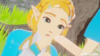 Zelda Fucked and Facialized