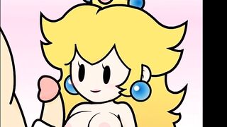 Paper Peach Hand Job Animation by PeachyPop34