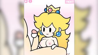 Paper Peach Hand Job Animation by PeachyPop34