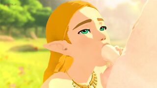 Zelda gives Blowjob in BOTW