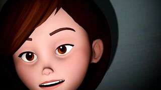 [SFM] Helen Parr- the Incredibles, Elastigirl uses her Dildo