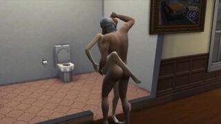 Princess Anna Gets Fucked by the Witcher in the Toilet of the Castle | Disney Princess