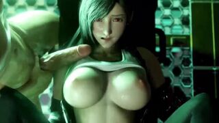 Fianl Fantasy Threesome Tifa Lockhart