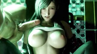 Fianl Fantasy Threesome Tifa Lockhart