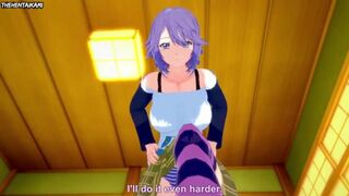 Hentai POV Feet Mizore Shirayuki Rosario + Vampire Pleases You With Her Feet!