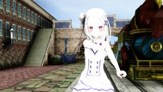 【MMD】The white magical girl wants to tell!【R-18】