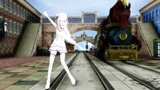 【MMD】The white magical girl wants to tell!【R-18】