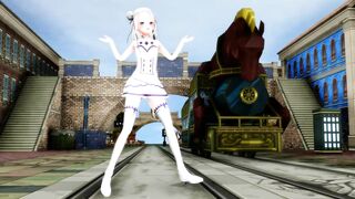 【MMD】The white magical girl wants to tell!【R-18】