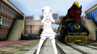 【MMD】The white magical girl wants to tell!【R-18】