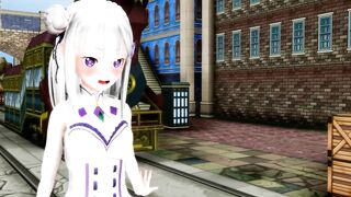 【MMD】The white magical girl wants to tell!【R-18】