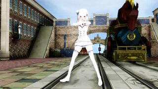 【MMD】The white magical girl wants to tell!【R-18】