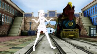 【MMD】The white magical girl wants to tell!【R-18】