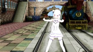 【MMD】The white magical girl wants to tell!【R-18】