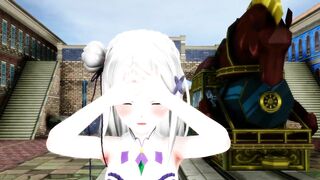 【MMD】The white magical girl wants to tell!【R-18】