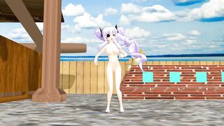 【MMD】Yagyu Nyanpaia - Gymnastics Senran Kagura【R-18】