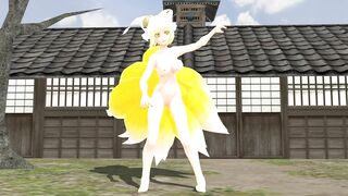 【MMD】Yakumo Ai Nyanpaia Gymnastics Touhou【R-18】