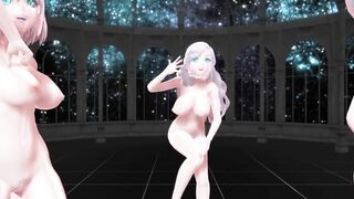 【MMD】ABKH Ikki Tousen【1080p 60fps】【R-18】