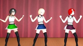 【MMD】Izumi Trio - Fly Away【1080p 60fps】【R-18】