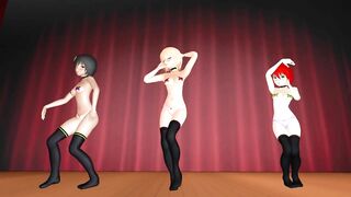 【MMD】Izumi Trio - Fly Away【1080p 60fps】【R-18】